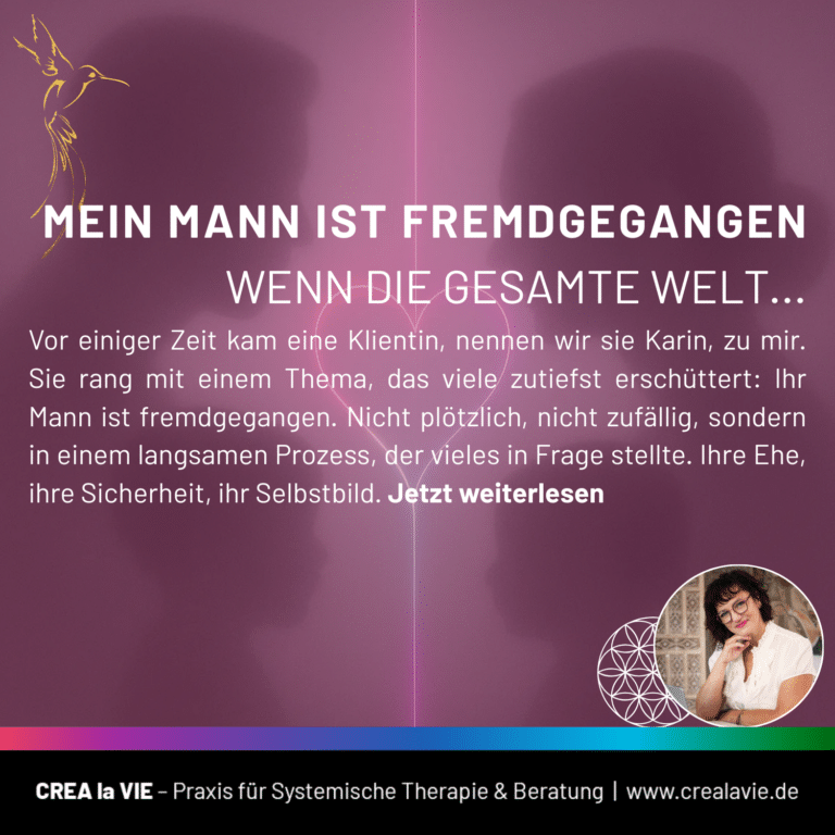 "Mein Mann ist fremdgegangen" – wenn die gesamte Welt erschüttert wird