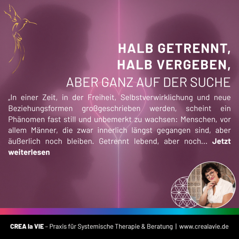 Blog Halb getrennt, halb vergeben, aber ganz auf der Suche Von Anja Sobbe-Dippold